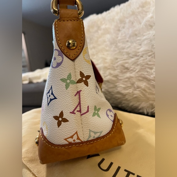🔥FLASH SALE🔥Preloved LOUIS VUITTON Pochette Eliza in White Multicolour Monogram - Picture 4 of 11
